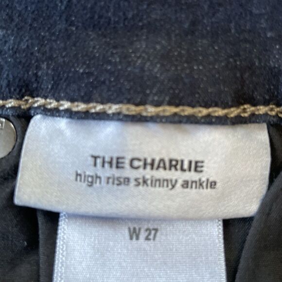 Joe’s Jeans THE CHARLIE Women’s Size 27 Dark Blue HIGH RISE SKINNY ANKLE Stretch - Picture 8 of 10
